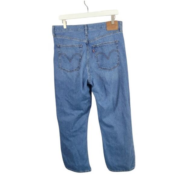 Levi's Ribcage Straight Ankle Jeans Light Wash Size 32/27 - Picture 2 of 10